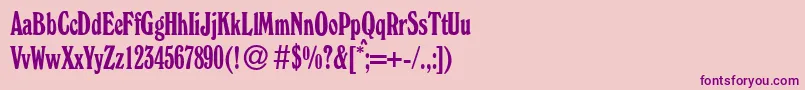 More about W730RomanCdRegular Font W730RomanCdRegular Font – Purple Fonts on Pink Background