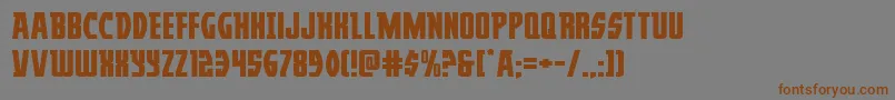 Шрифт Prowlerexpand – коричневые шрифты на сером фоне