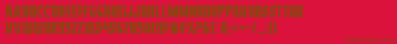 Lisätietoja Prowlerexpand-fontista Prowlerexpand-fontti – ruskeat fontit punaisella taustalla