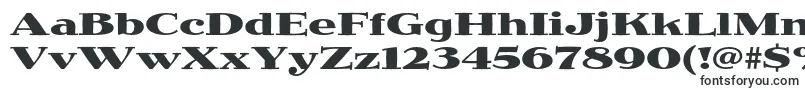 Czcionka JimbostdBoldexpanded – rosta typografia