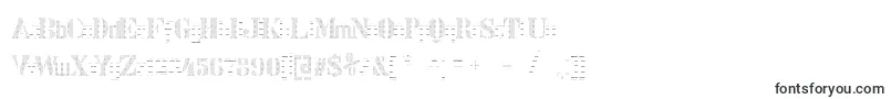 Шрифт Stencix – трафаретные шрифты