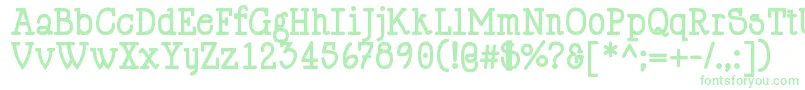 HappyPhantomBold Font – Green Fonts on White Background