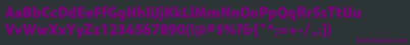 MontaraBoldgothic Font – Purple Fonts on Black Background