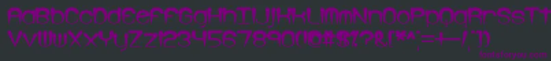 LarkspurBrk Font – Purple Fonts on Black Background