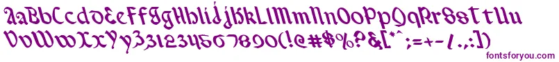 ValeriusLeftalic-fontti – violetit fontit