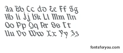 Шрифт ValeriusLeftalic