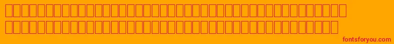 fuente Wphv07na – Fuentes Rojas Sobre Fondo Naranja