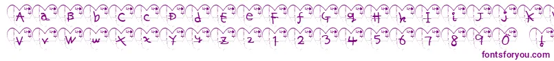 Ha ffy Font – Purple Fonts