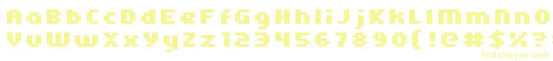 Kroeger0566-Schriftart – Gelbe Schriften