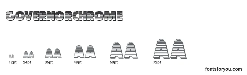 Governorchrome Font Sizes