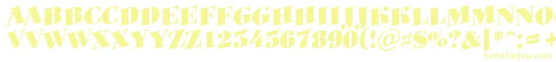 ABodoniortotitulspupBlack Font – Yellow Fonts