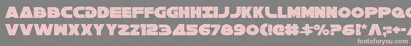 Police Galaxy1Condensed – polices roses sur fond gris