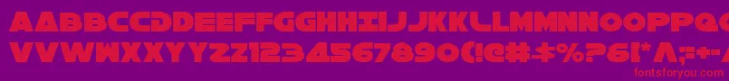 fuente Galaxy1Condensed – Fuentes Rojas Sobre Fondo Morado