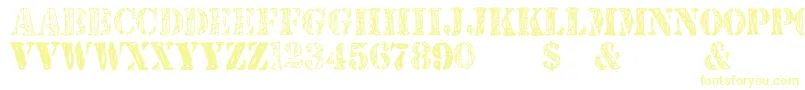 Подробнее о шрифте JjstencilTrialVersion Шрифт JjstencilTrialVersion – жёлтые шрифты на белом фоне