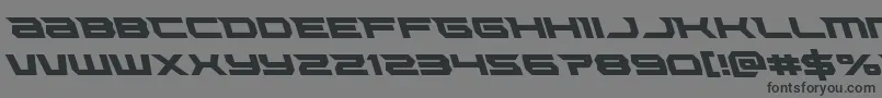 Lethalforceleft Font – Black Fonts on Gray Background