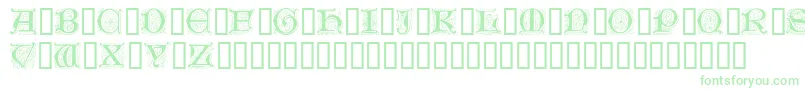 GenzschInitials Font – Green Fonts