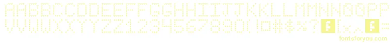 StarsRevenge Font – Yellow Fonts on White Background