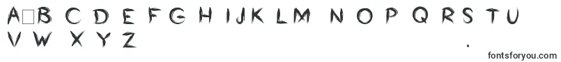 Bumrush-Schriftart – Pinselschriften