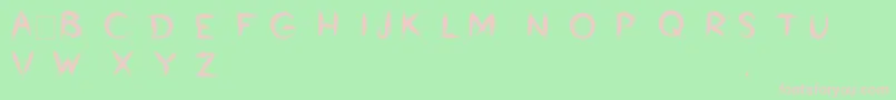 More about Bumrush Font Bumrush Font – Pink Fonts on Green Background
