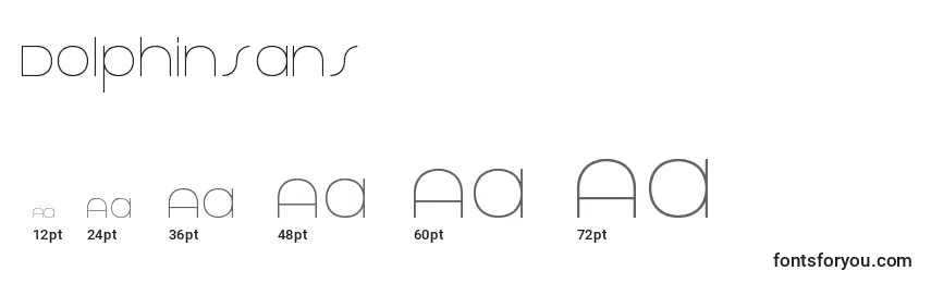 DolphinSans Font Sizes