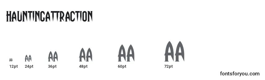 HauntingAttraction Font Sizes