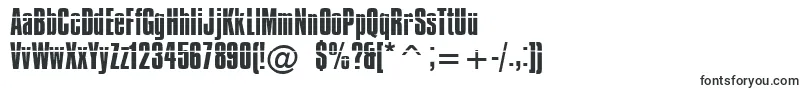 Шрифт Impossible – шрифты с фиксированной шириной