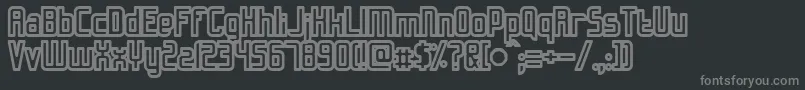 En savoir plus sur la police Slidfiss Police Slidfiss – polices grises sur fond noir