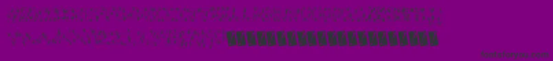 Eyescare Font – Black Fonts on Purple Background