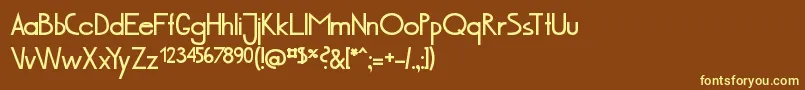 Más sobre la fuente Bus201PortugalMuenchenBold fuente Bus201PortugalMuenchenBold – Fuentes Amarillas Sobre Fondo Marrón