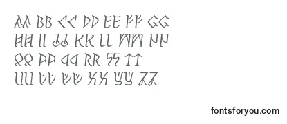 PerthoItalic Font