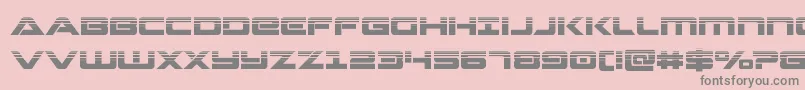 Strikelordhalf Font – Gray Fonts on Pink Background