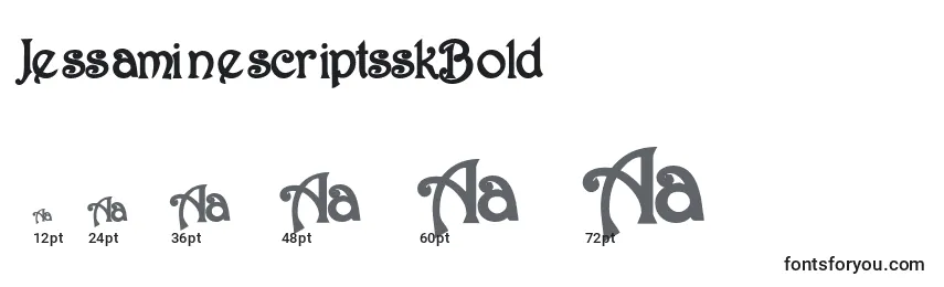 JessaminescriptsskBold Font Sizes