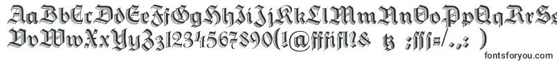 HermannGotisch-Schriftart – Kaninchen-Schriften