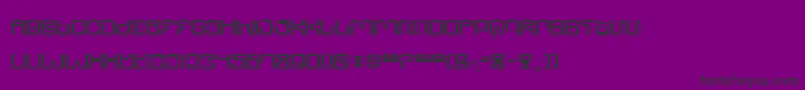 Ultrs Font – Black Fonts on Purple Background