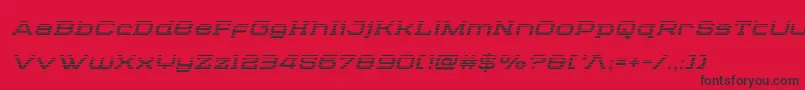 Cydoniacenturygradital Font – Black Fonts on Red Background