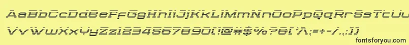Cydoniacenturygradital Font – Black Fonts on Yellow Background