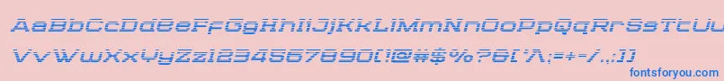 Cydoniacenturygradital Font – Blue Fonts on Pink Background