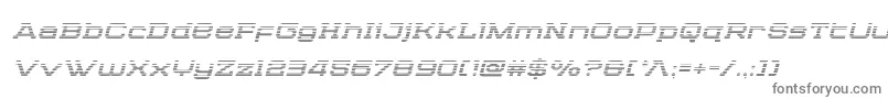 Cydoniacenturygradital Font – Gray Fonts on White Background