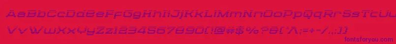Cydoniacenturygradital Font – Purple Fonts on Red Background