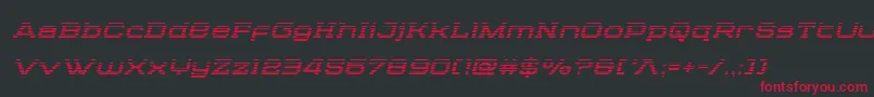 Cydoniacenturygradital Font – Red Fonts on Black Background