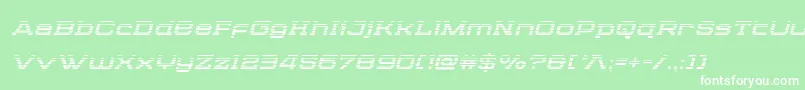 Cydoniacenturygradital Font – White Fonts on Green Background