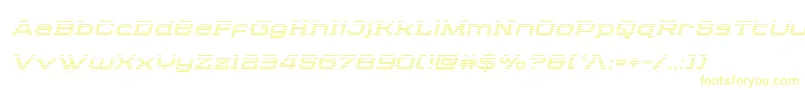 Cydoniacenturygradital Font – Yellow Fonts on White Background