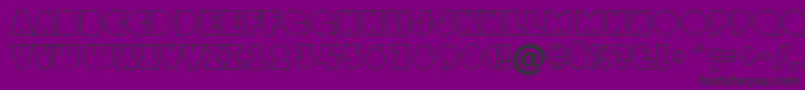 AGrotootl Font – Black Fonts on Purple Background