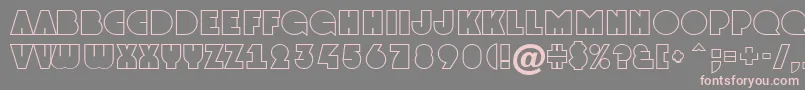 AGrotootl Font – Pink Fonts on Gray Background