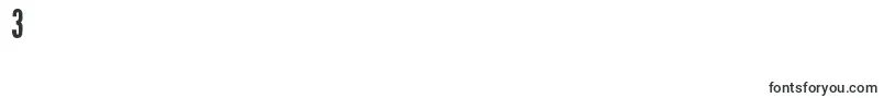 フォントReyna – フォント数字3
