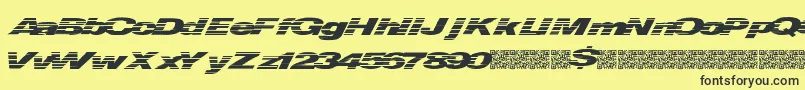 Подробнее о шрифте Quickmoney Шрифт Quickmoney – чёрные шрифты на жёлтом фоне