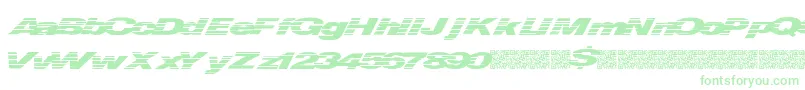 フォントQuickmoney – 緑のフォント