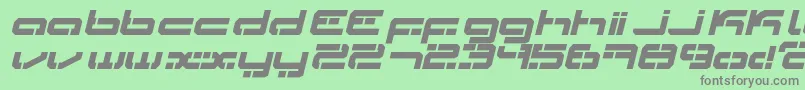 fuente Ldr3 – Fuentes Grises Sobre Fondo Verde