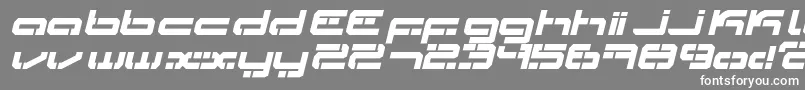 フォントLdr3 – 灰色の背景に白い文字