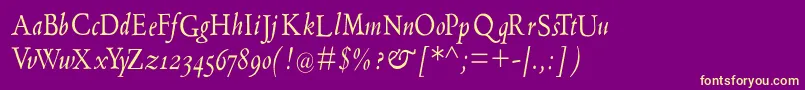 Lisätietoja Nearaldus-fontista Nearaldus-fontti – keltaiset fontit violetilla taustalla